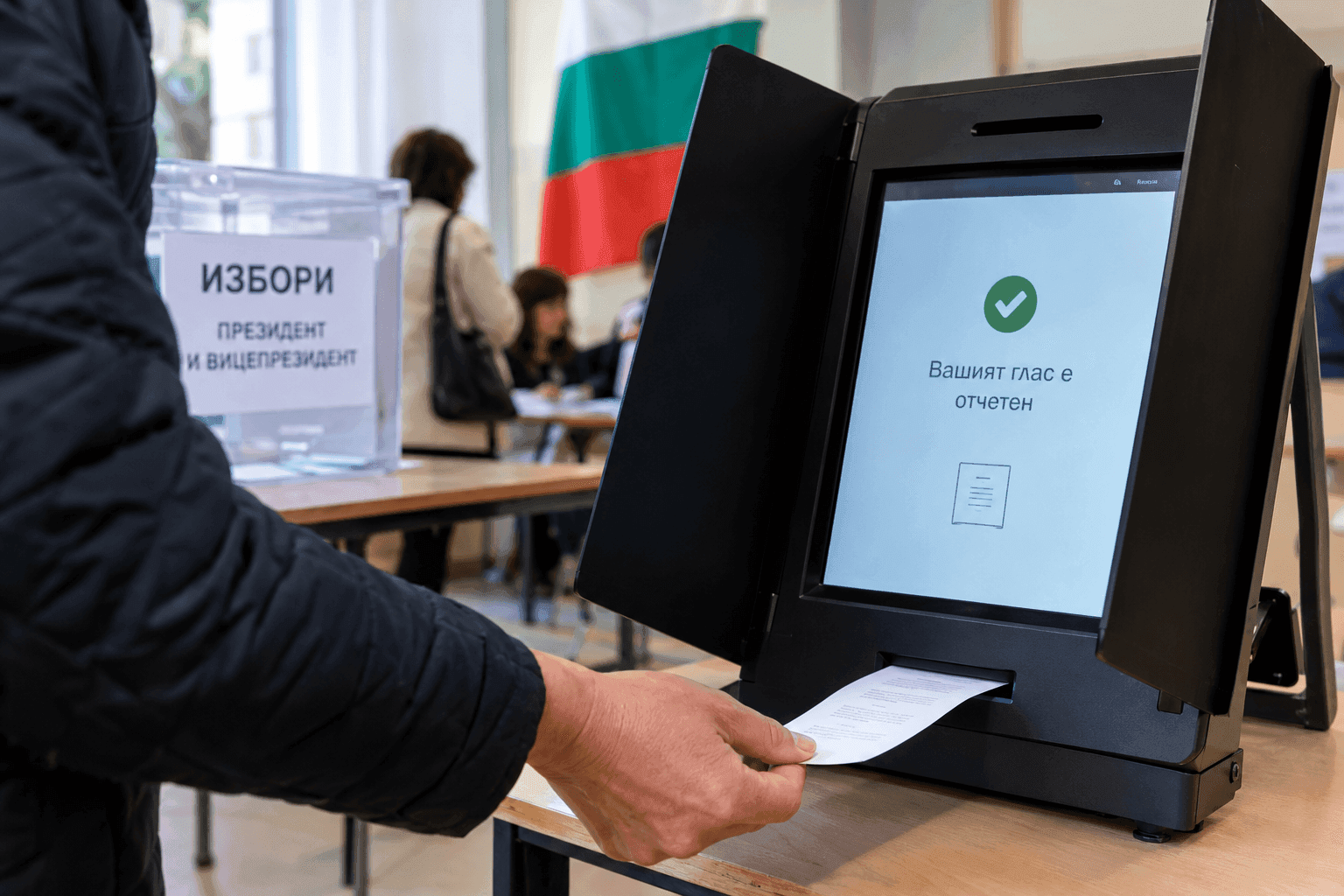Проблем с машина за гласуване забави вота в община Лесичово