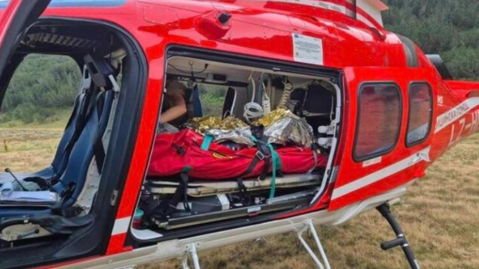 Извънредно! Медицински хеликоптер транспортира тежко пострадал пациент