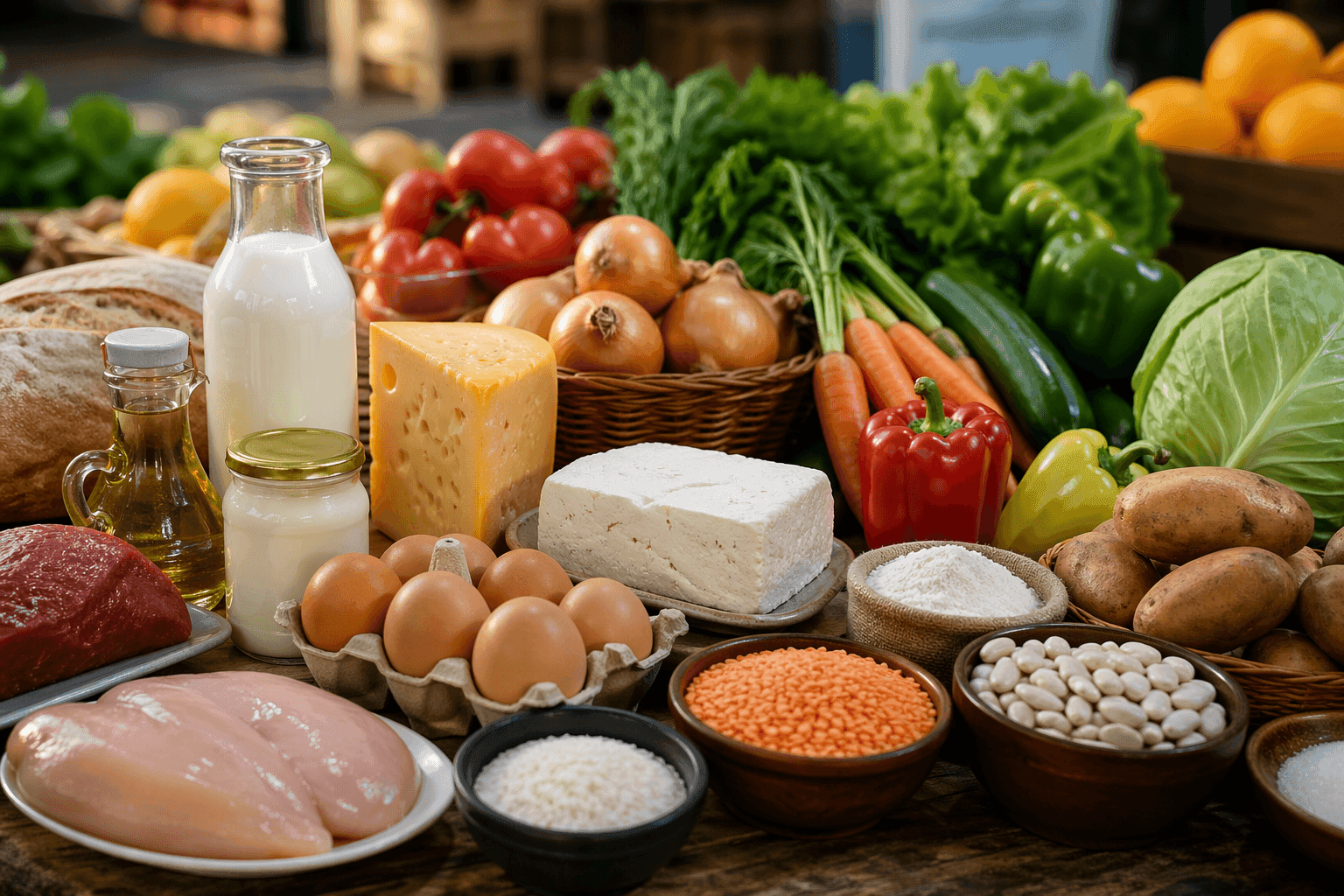 Цените на храните отново тръгнаха нагоре: лукът скочи с над 30%, поскъпват и основни продукти