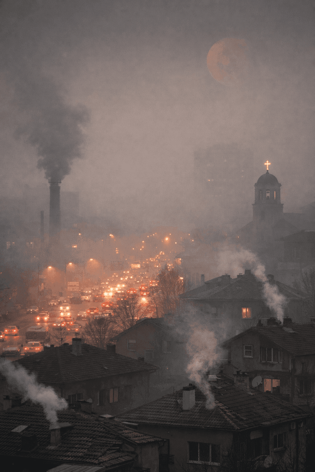 Тревога за мръсен въздух в Пазарджик: Индексът достигна „много нездравословни“ стойности