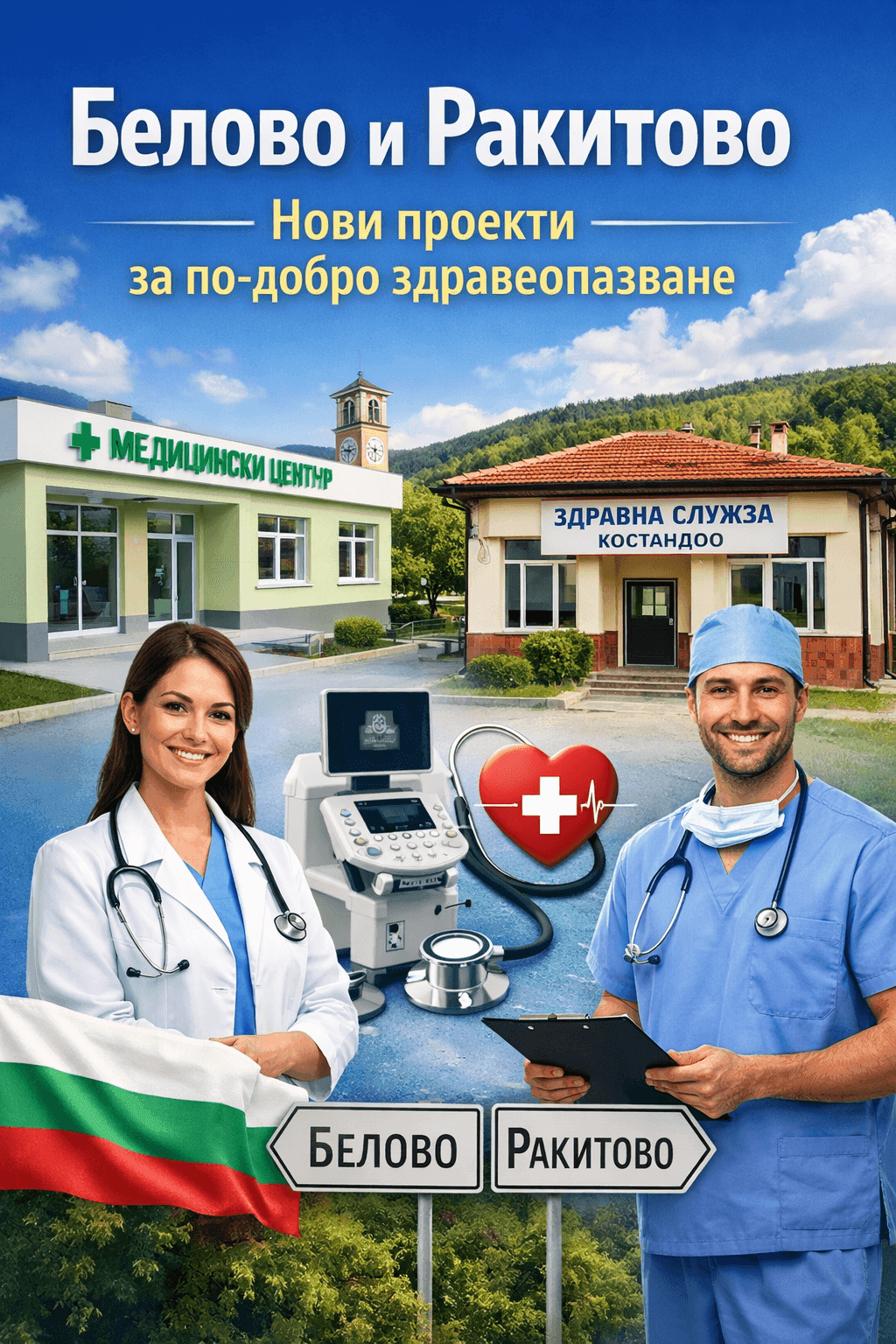 Белово и Ракитово с одобрени проекти за по-добро здравеопазване