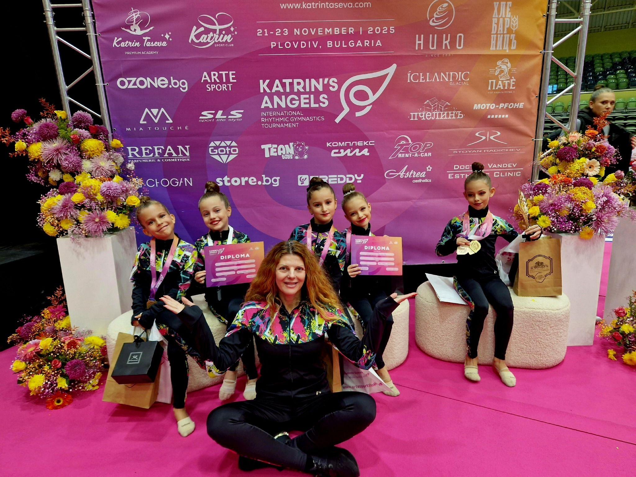 Гимнастичките на СК „Диляна Прима“ – гордост за Пазарджик след блестящо представяне в Пловдив