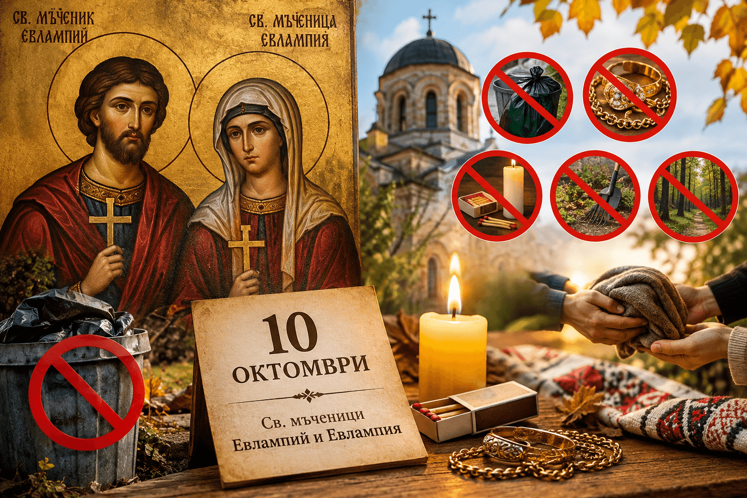 Какво не трябва да правим на 10 октомври? Стари поверия предупреждават за боклука, бижутата и работата