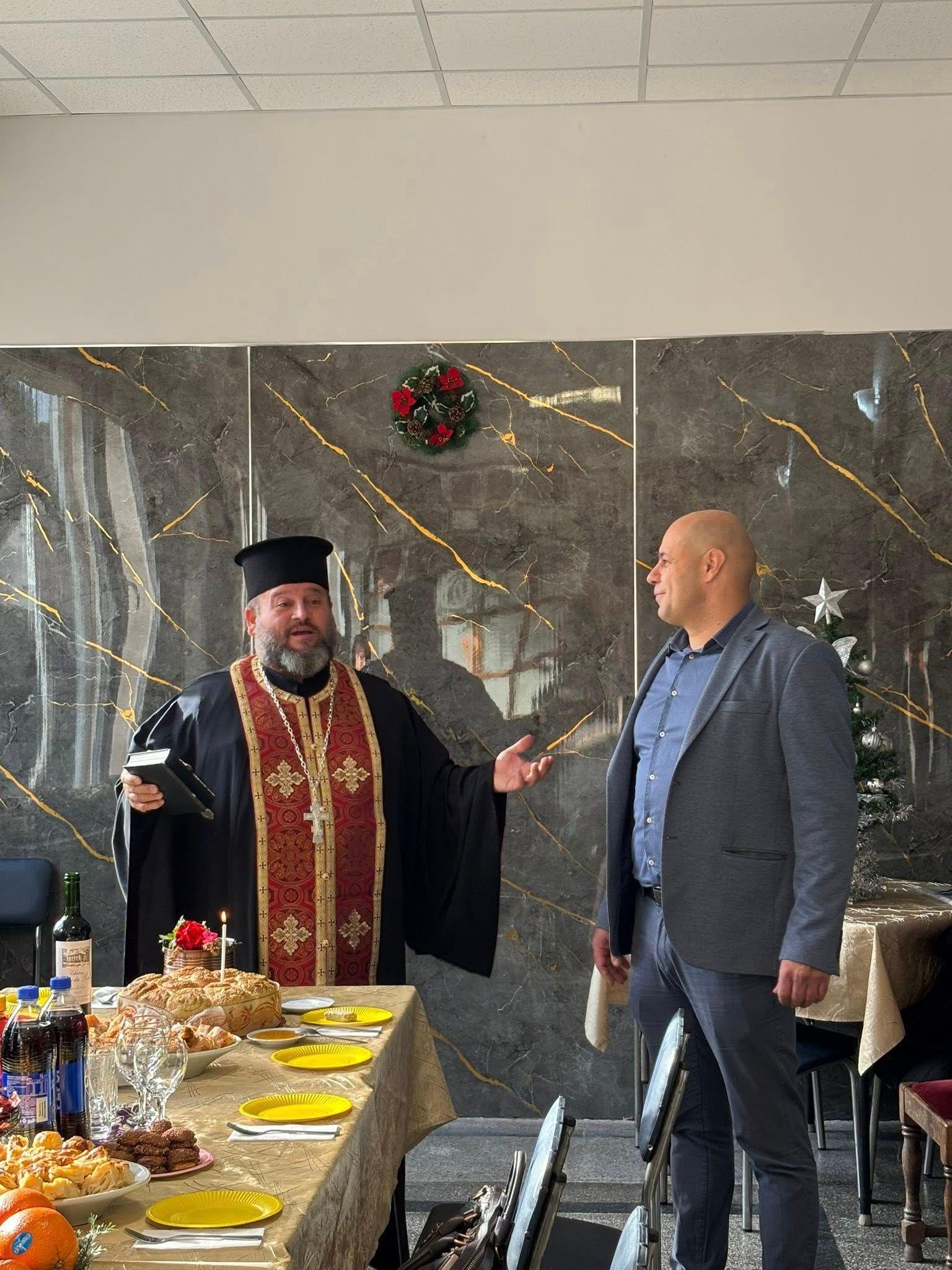 Тържествено освещаване на обновената база на Домашен социален патронаж – Белово