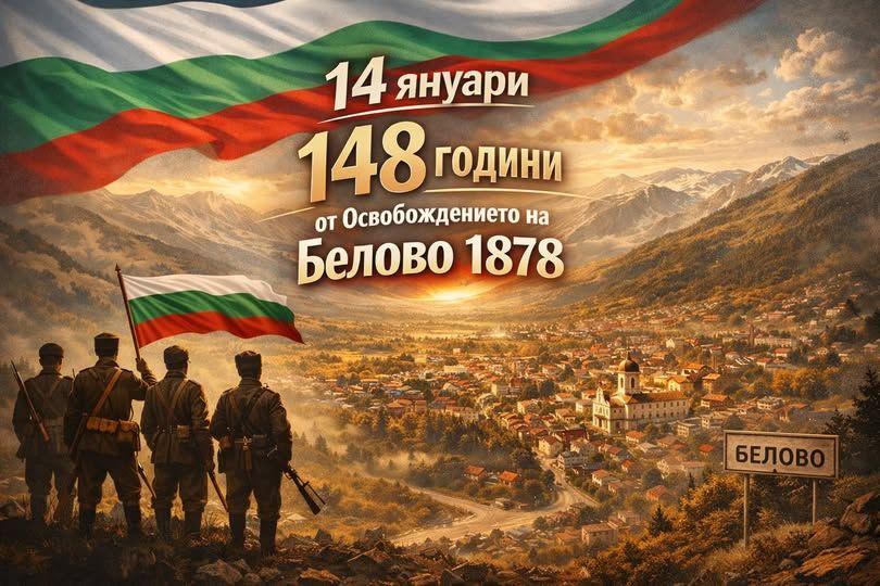 Белово отбелязва 148 години от Освобождението си