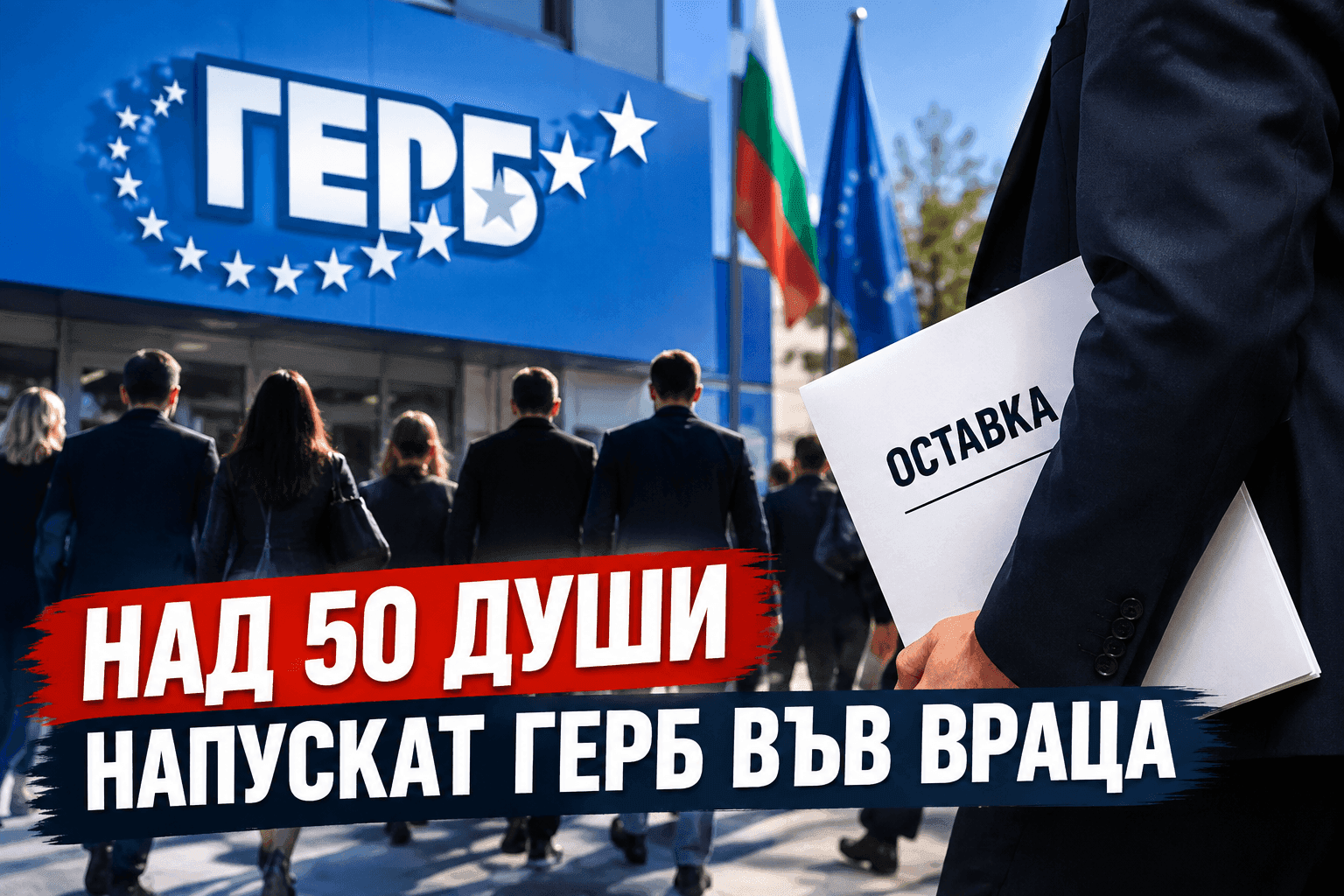 Извънредно: Над 50 души напускат ГЕРБ  – започна лавина от оставки