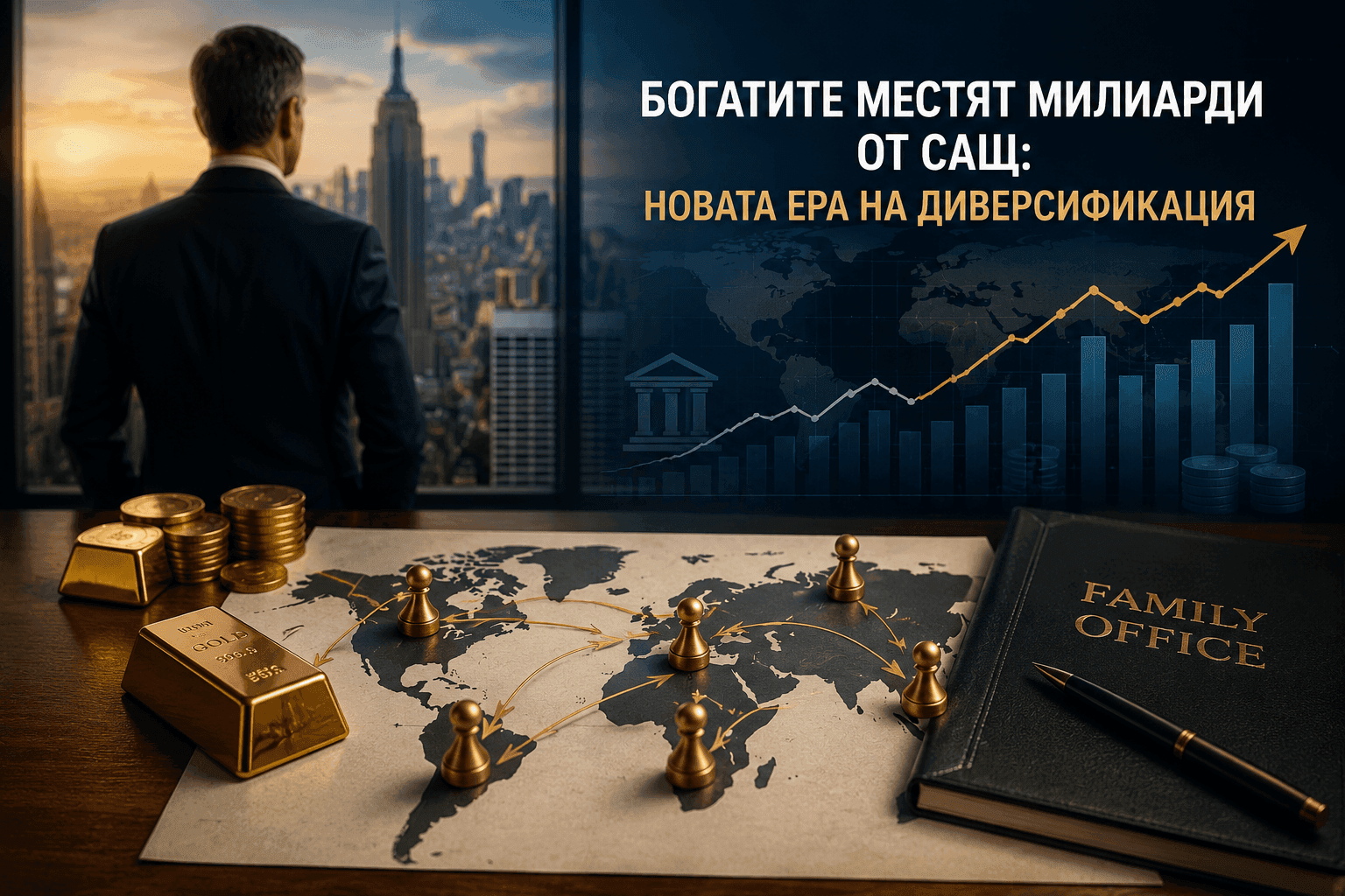 Богатите се подготвят за криза? Най-заможните фамилии в света местят милиарди от САЩ