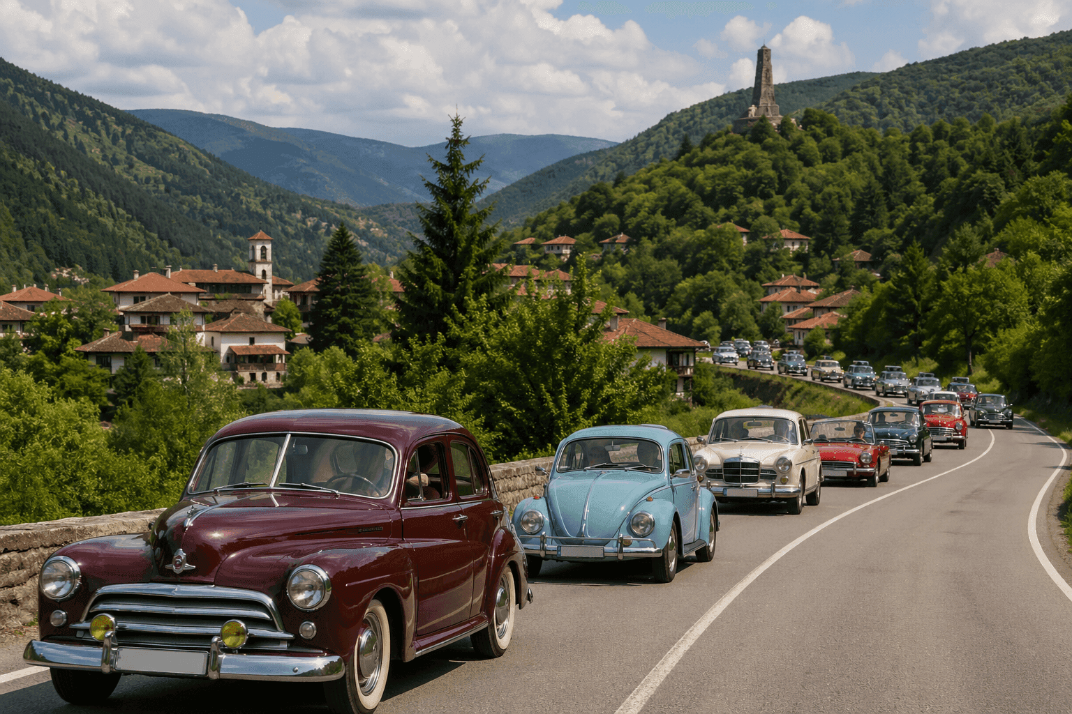 Ретропоход  между Копривщица и Панагюрище с над 80 автомобила отбеляза 150 години от Априлското въстание