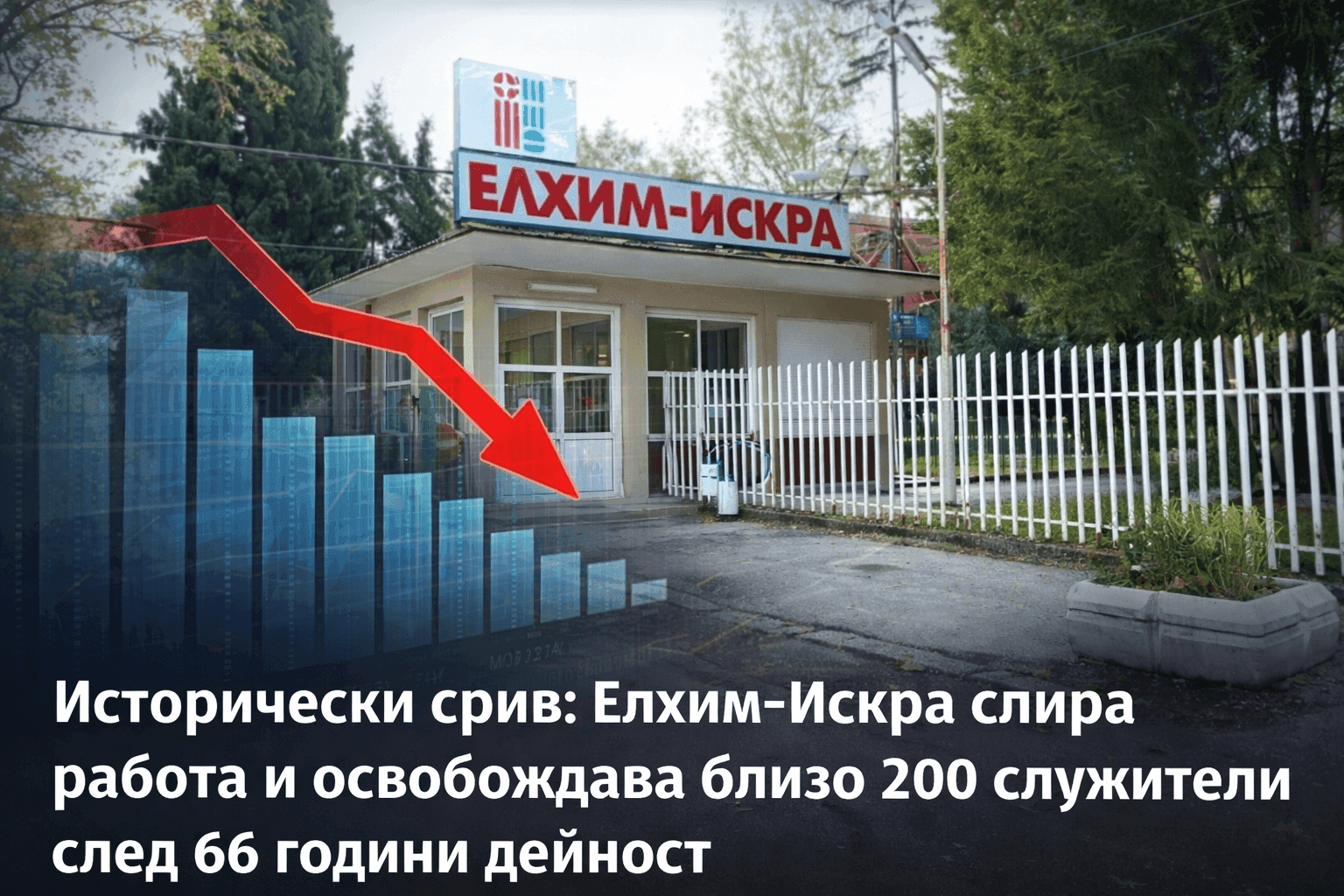 Исторически срив: Елхим-Искра спира работа и освобождава близо 200 служители след 66 години дейност