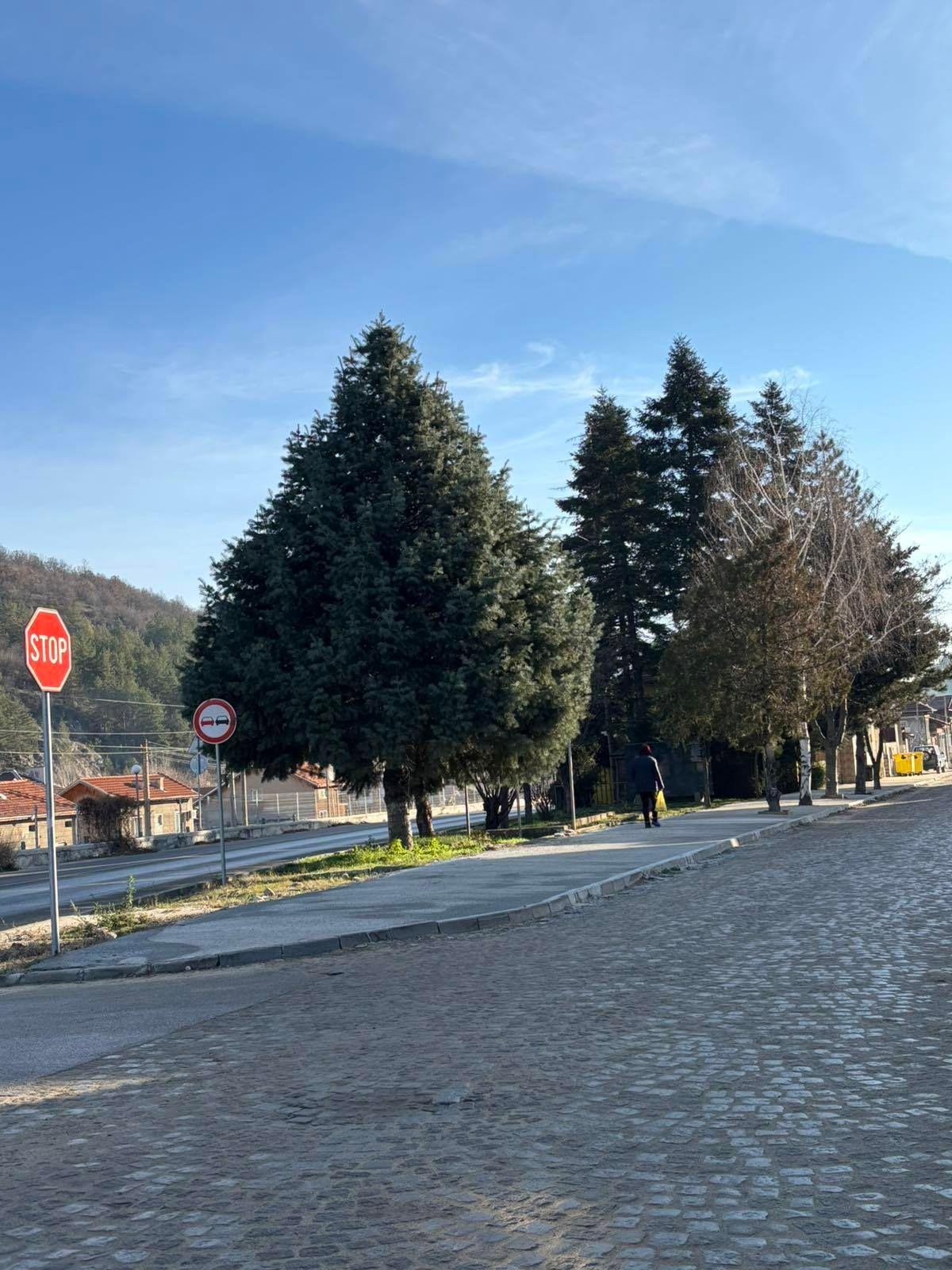 Главната улица в село Момина клисура е напълно обновена