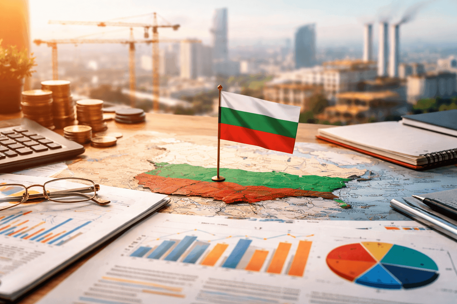 Икономиката на България в началото на 2026 г.: Растеж на потреблението, но сериозен спад в индустрията