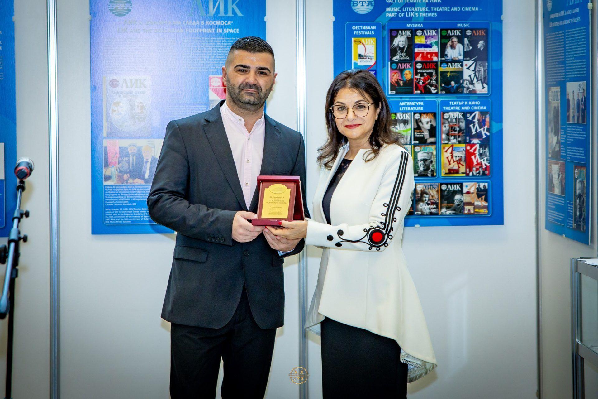 Милен Торбев – силата на добрия пример! Милен Торбев получи заслужено признание - плакет в Народното събрание по повод Международния ден на доброволеца