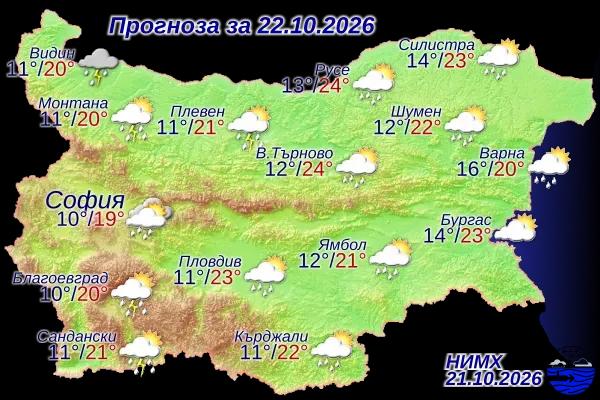Жълт код за поройни дъждове! Гръмотевични бури връхлитат България днес